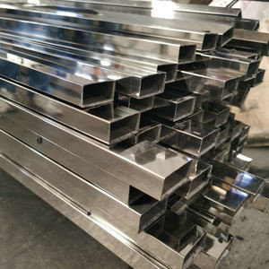 201 321 410 Stainless Steel Square Tube 8K 2D Polished Stainless Steel Pipe DIN EN